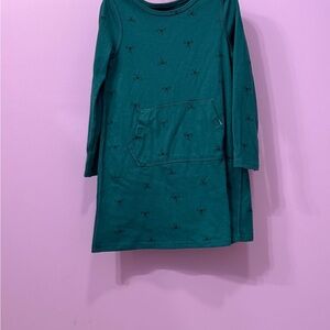 Charming Green Kids Dress